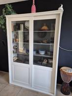 Te koop: Een witte Woood Buffetkast, Huis en Inrichting, Ophalen, Met deur(en), 100 tot 150 cm, 200 cm of meer