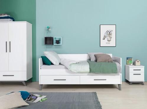 Mooi Bobita Levi bed / bedbank 200 x 90 met laden, Huis en Inrichting, Slaapkamer | Bedden, Zo goed als nieuw, Eenpersoons, 90 cm