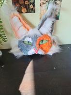 Therian/cat mask, Hobby en Vrije tijd, Kostuums, Theaterbenodigdheden en LARP, Ophalen of Verzenden, Zo goed als nieuw