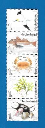 NVPH 3550-3554 Strook Leven in de Noordzee - 2017, Postzegels en Munten, Postzegels | Nederland, Verzenden, Na 1940, Postfris