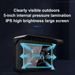 Motorfiets GPS Navigatie met Dashcam | 5 Inch Scherm, Niet ingevuld, Verzenden, Niet ingevuld, Nieuw