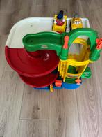 Fisher-Price Little People Wheelies Racebaan, Ophalen of Verzenden, Gebruikt, Speelset, Met geluid