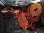 Spanbanden 9 m met ratel en haken, Ophalen of Verzenden, Zo goed als nieuw