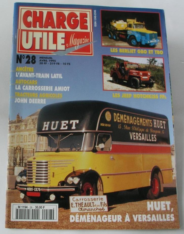 Charge Utile magazine nº 28 april 1995, Boeken, Tijdschriften en Kranten, Zo goed als nieuw, Overige typen, Ophalen of Verzenden