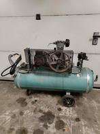 380V Compressor - 100L Tank - Gereviseerde Motor, Doe-het-zelf en Verbouw, Compressors, 100 liter of meer, Ophalen, Gebruikt, 6 tot 10 bar