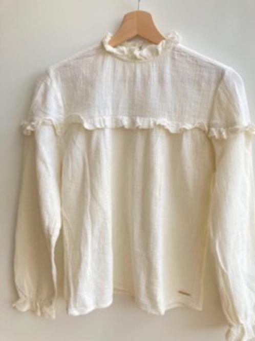 Schattig crème bloes, bloesje van Circle  of trust mt 152, Kinderen en Baby's, Kinderkleding | Maat 152, Zo goed als nieuw, Meisje