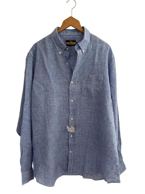Steppin Out blouse linnen NIEUW XXL, Kleding | Heren, Overhemden, Nieuw, Overige halswijdtes, Blauw, Ophalen of Verzenden