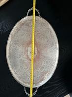 Zilveren dienblad met handvatten, Antiek en Kunst, Ophalen of Verzenden