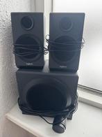 Logitech speakerset - Computer speakers, Ophalen of Verzenden, Gebruikt, Audiokanaal 2.1