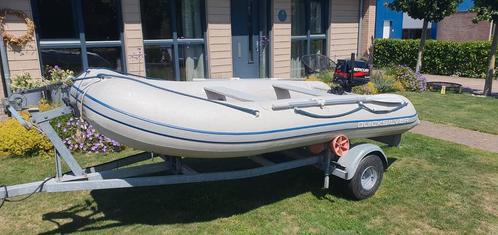 Quicksilver 340, heeft onderhoud nodig., Watersport en Boten, Rubberboten, Gebruikt, Quicksilver, Airdeck, Minder dan 70 pk, Benzine