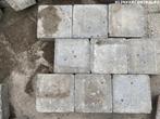 170m2 grijs beton klinkers ca. 21x21x8cm dubbelklinkers, Tuin en Terras, Tegels en Klinkers, Gebruikt, Verzenden, Klinkers, 10 m² of meer