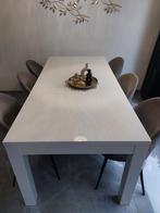Eettafel wit glanz, Huis en Inrichting, Tafels | Eettafels, Ophalen, 50 tot 100 cm, Zo goed als nieuw, Vijf personen of meer