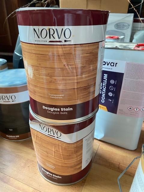 Olie beits teak hardhout Bangkirai en naturel douglas roest, Doe-het-zelf en Verbouw, Verf, Beits en Lak, Nieuw, Beits, Ophalen of Verzenden