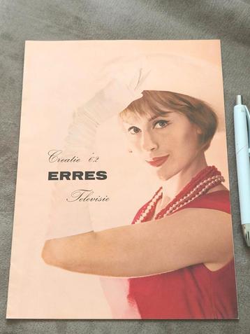 ERRES FOLDER 1962, TELEVISIE, R.S.STOKVIS. beschikbaar voor biedingen