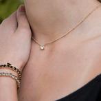 Otazu "Solitaire Ketting Kristal Goud" - NIEUW! NW € 55, Met kristal, Nieuw, Ophalen of Verzenden, Goud