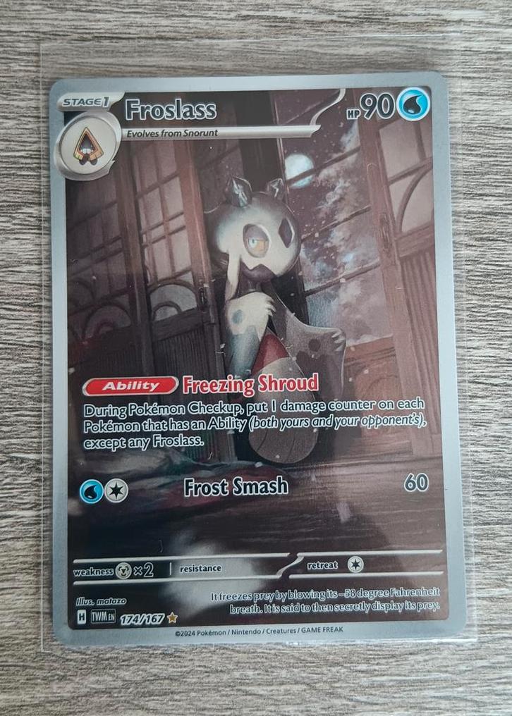Froslass Twilight Masquerade, Hobby en Vrije tijd, Verzamelkaartspellen | Pokémon, Zo goed als nieuw, Ophalen of Verzenden