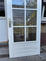 Hardhouten Achterdeur Thermopeen Glas, Ophalen, 80 tot 100 cm, Minder dan 200 cm, Hout