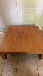Kersen  kleurige salontafel, Ophalen, 50 tot 100 cm, Vierkant, Zo goed als nieuw