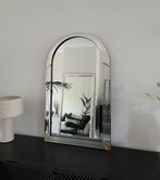 Gave Halfronde Vintage Spiegel | DeKnudt 100x60cm Goud Toog, Huis en Inrichting, Woonaccessoires | Spiegels, Overige vormen, 100 tot 150 cm