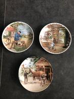 Set van 3 mooie wandborden, Ophalen of Verzenden