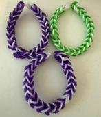 Loomband armbanden, Ophalen, Nieuw, Paars, Met kristal