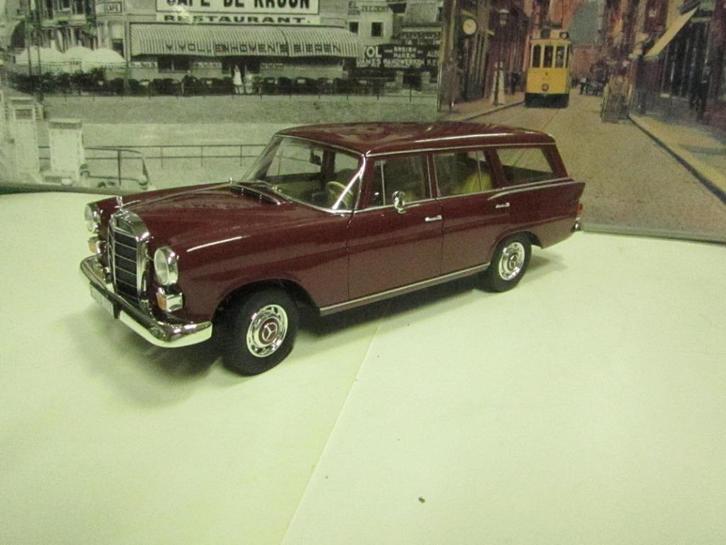 MERCEDES BENZ 200 BOUWJAAR 1966 UNIVERSAL STADION, Hobby en Vrije tijd, Modelauto's | 1:18, Nieuw, Auto, Norev, Ophalen of Verzenden
