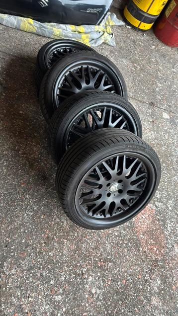 17” Fox velgen 4x100 met Vredestein Banden beschikbaar voor biedingen