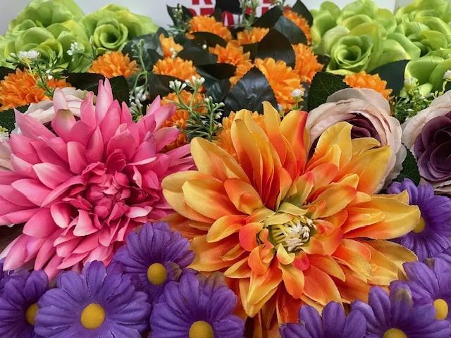 Restpartij kunstbloemen - opruiming - 48 stuks - bloemen, Huis en Inrichting, Woonaccessoires | Kunstplanten en Kunstbloemen, Nieuw