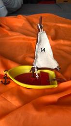Schleich Smurf zeil boot, Ophalen, Zo goed als nieuw, Overige Smurfen
