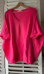 Absolut Cashmere neon pink oversized trui met korte mouw, Kleding | Dames, Maat 38/40 (M), Ophalen of Verzenden, Zo goed als nieuw