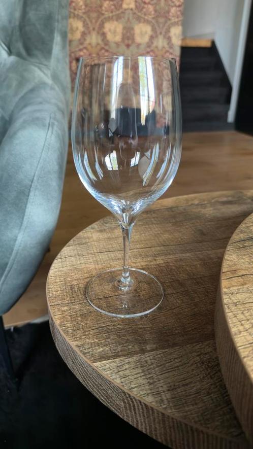 6 Riedel rode wijnglazen, 28,5 cm hoog, 800 ml, Verzamelen, Glas en Borrelglaasjes, Zo goed als nieuw, Overige typen, Ophalen