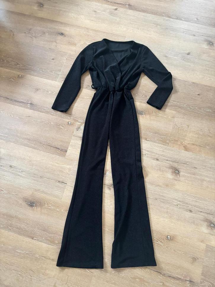 Nieuwe zwarte jumpsuit met glitters, Kleding | Dames, Jumpsuits, Nieuw, Maat 36 (S), Zwart, Ophalen of Verzenden