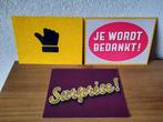 Boomerang 3x Wenskaart Kaart Surprise Bedankt, Ophalen of Verzenden, Zo goed als nieuw