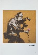 Banksy - Camera Man and Flower, Ophalen of Verzenden