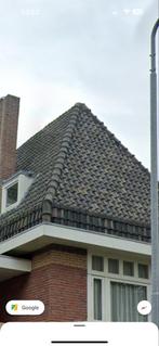 Klein romaan dakpannen, groot aantal knikpan ballonvorsten, Ophalen, Gebruikt, Steen of Klei, Blauw