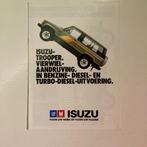 Isuzu Trooper folder / brochure 1986, Ophalen of Verzenden, Algemeen