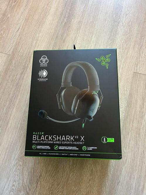 Razer Blackshark V2 X - New, Computers en Software, Headsets, Nieuw, Over-ear, Bedraad, Gaming headset, Ophalen of Verzenden