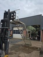 Aluminium trap met bordes. Hoog 2.85mtr. Nob101, Ophalen, Zo goed als nieuw, 2 tot 4 meter