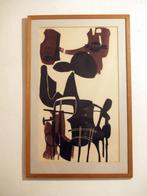 Jo van Dijk linosnede Groninger Ploeg, Antiek en Kunst, Ophalen of Verzenden