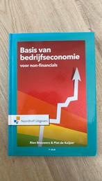 Basis van bedrijfseconomie voor non financials, Ophalen of Verzenden, Zo goed als nieuw, Piet de Keijzer; Rien Brouwers