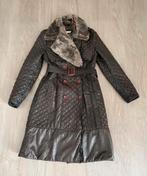 Stijlvolle leren jas - steun Oekraïne! Maat S/M, Ophalen of Verzenden, Zo goed als nieuw, Maat 38/40 (M), Bruin