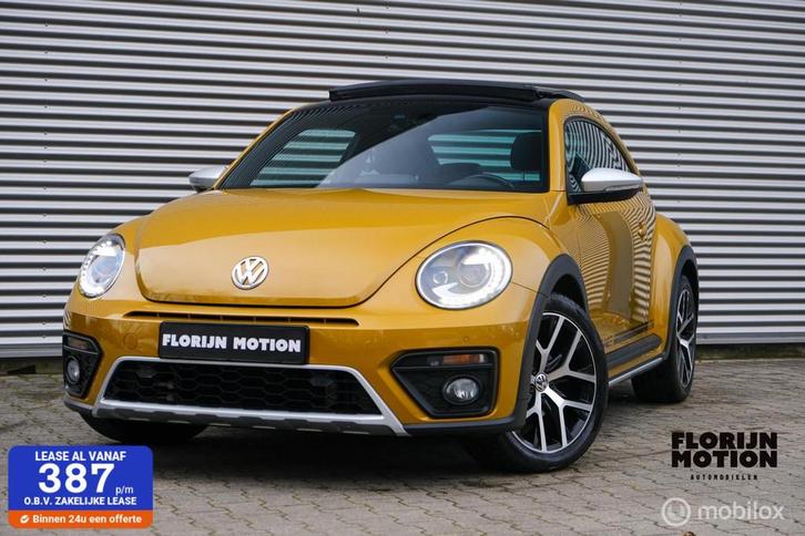 Volkswagen Beetle 1.4 TSI Dune | Pano |Stoelverw. | Fender a, Auto's, Volkswagen, Bedrijf, Te koop, Beetle (Kever), ABS, Airbags