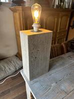 Travertin lamp, Ophalen, Zo goed als nieuw