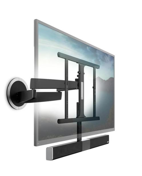 Draaibare TV-beugel met soundbar, Audio, Tv en Foto, Televisiebeugels, Gebruikt, Ophalen