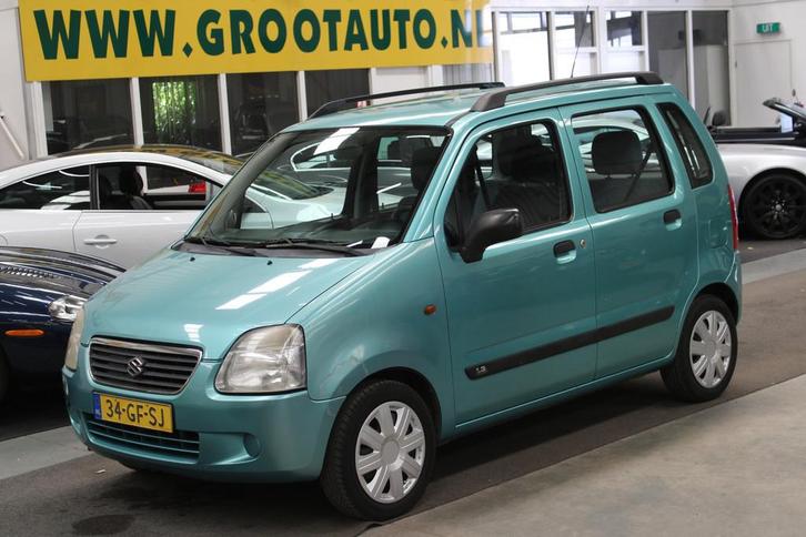 Suzuki Wagon R+ 1.3 GL NAP, Stuurbekrachtiging (bj 2000), Auto's, Oldtimers, Bedrijf, Te koop, ABS, Airbags, Centrale vergrendeling