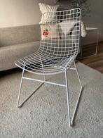 HKLiving / HK Living draadstoel Wire wit met comfort kussen, Huis en Inrichting, Ophalen, Gebruikt, Wit, Metaal