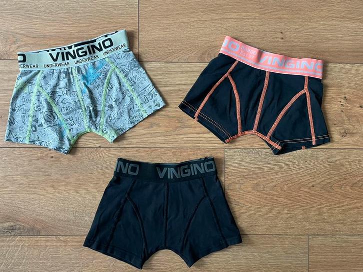 Vingino 3 mooie boxershorts maat 122/128 (maat S), Kinderen en Baby's, Kinderkleding | Maat 122, Gebruikt, Jongen, Nacht- of Onderkleding
