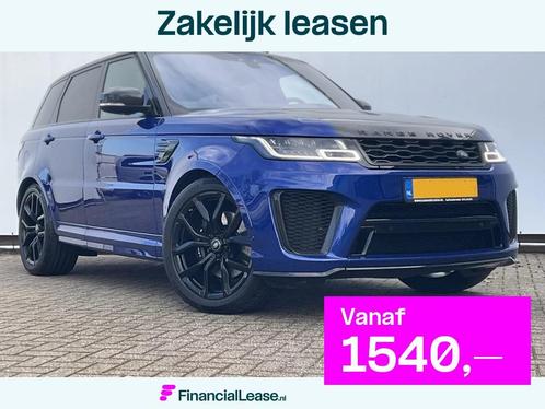 Land Rover Range Rover Sport 5.0 V8 576pk SC SVR Carbon-edit, Auto's, Land Rover, Bedrijf, Lease, Financial lease, 4x4, ABS, Achteruitrijcamera
