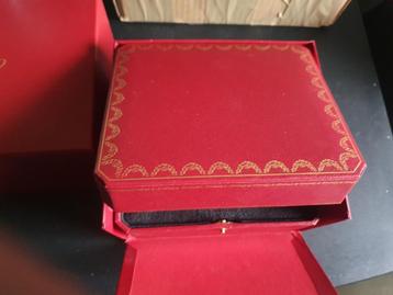 Lege dozen van Rolex en Cartier alles met doos en overdoos beschikbaar voor biedingen