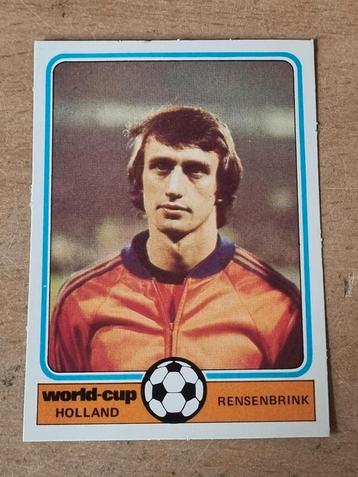 Voetbalplaatje Monty WK 1978 Rensenbrink Nederlands Elftal beschikbaar voor biedingen